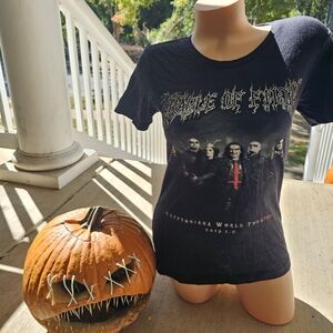 Cradle of Filth 2019 World Tour Band Tee Metal Gothic Cryptoriana T-shirt Rare